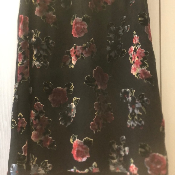 Anna Sui Silk Burnout Floral Dress - Picture 5 of 12